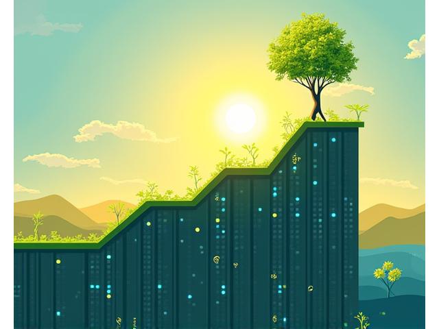 Crecimiento de un árbol de dinero digital sobre un fondo de circuitos con manos sosteniendo un dispositivo